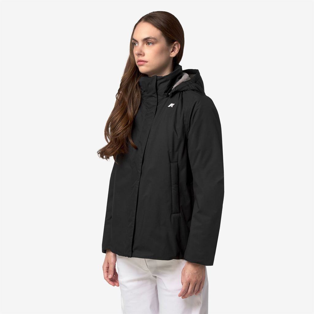 Jackets_Woman_MARLETTE TWILL SOFT BEAVER_Mid_Black Pure - Grey Warm - Commercial 5