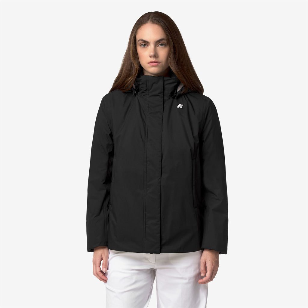Jackets_Woman_MARLETTE TWILL SOFT BEAVER_Mid_Black Pure - Grey Warm - Commercial 4