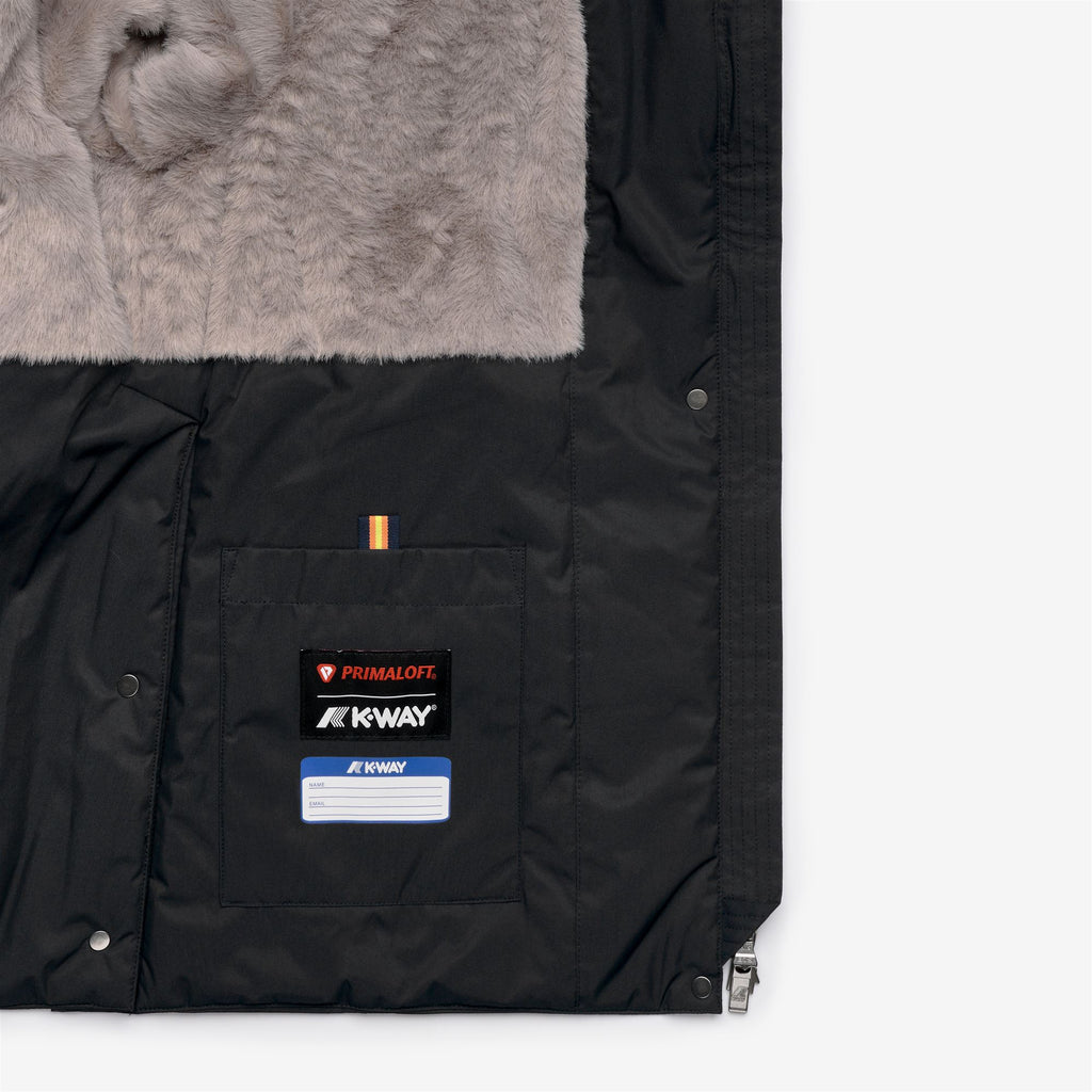 Jackets_Woman_MARLETTE TWILL SOFT BEAVER_Mid_Black Pure - Grey Warm - Commercial 3