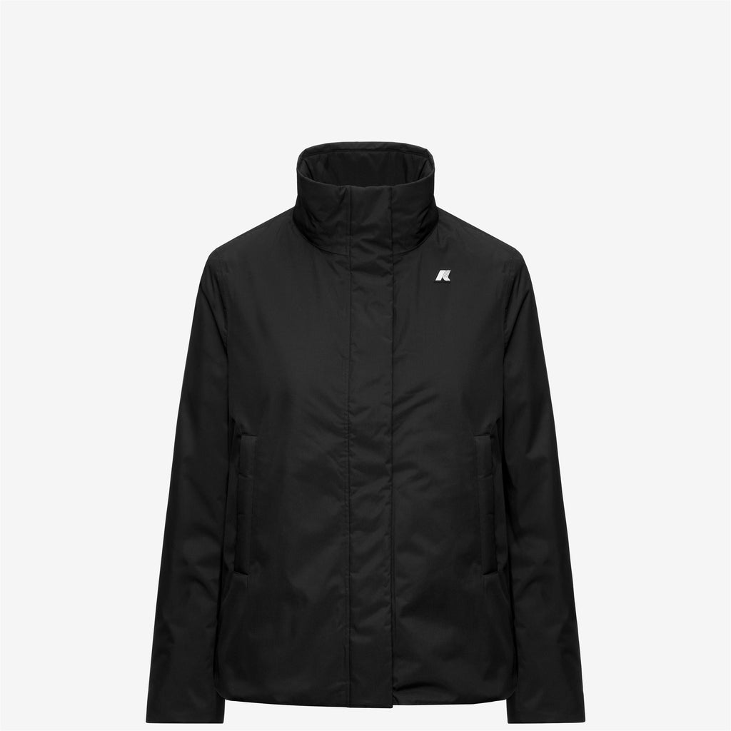 Jackets_Woman_MARLETTE TWILL SOFT BEAVER_Mid_Black Pure - Grey Warm - Commercial 2