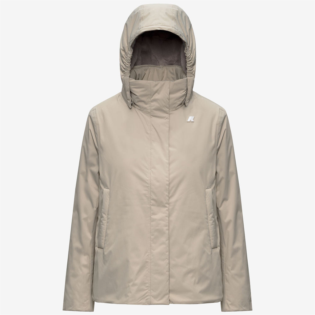 Jackets_Woman_MARLETTE TWILL SOFT BEAVER_Mid_Beige Cashmere - Grey Warm - Commercial 1