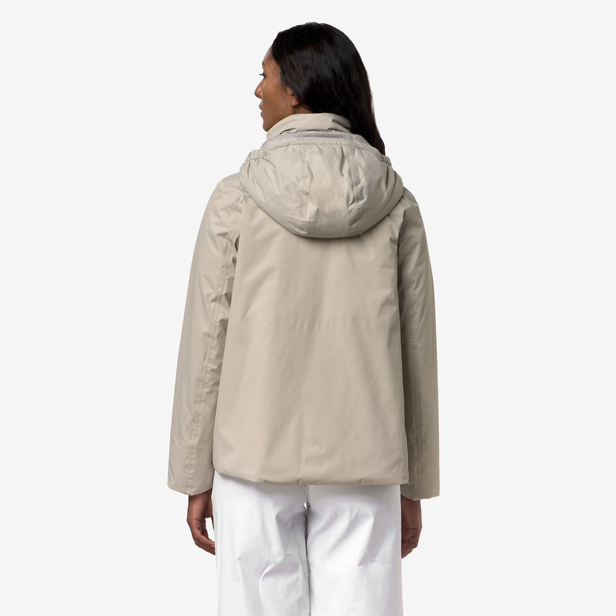 Jackets_Woman_MARLETTE TWILL SOFT BEAVER_Mid_Beige Cashmere - Grey Warm - Commercial 6