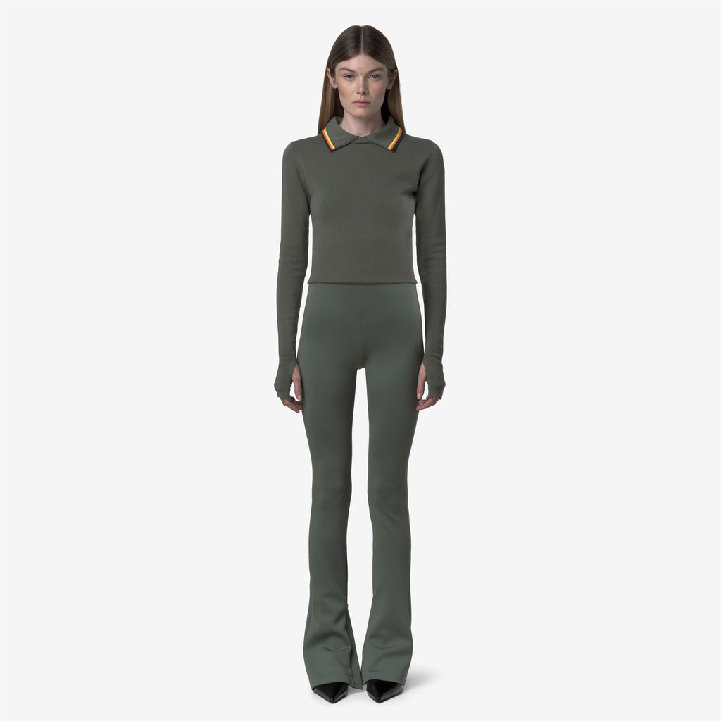 Pants_WOMAN_FLAGGY SCUBA_Sport Trousers_Green Greysh - Commercial 4