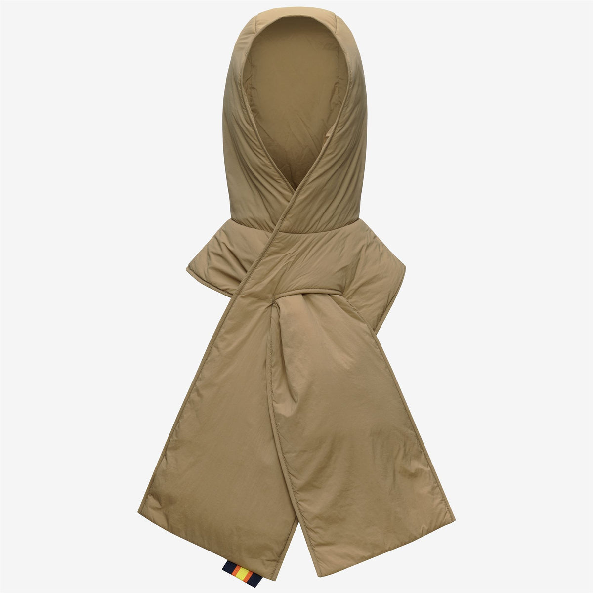 Scarves_Woman_NIVALIE NYLON WARM_Scarf_BEIGE KHAKI - Commercial 1