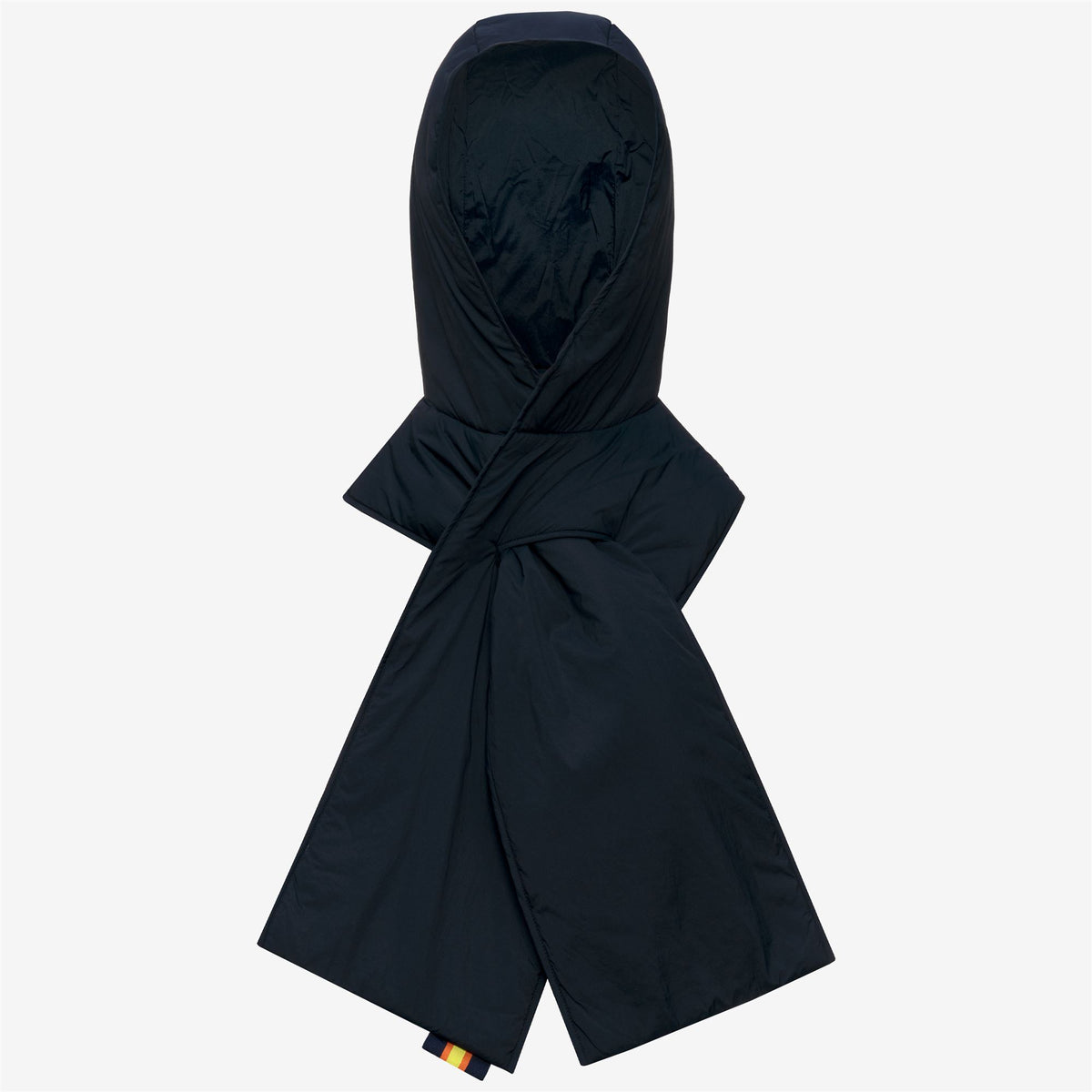 Scarves_Woman_NIVALIE NYLON WARM_Scarf_Blue Depth - Commercial 1