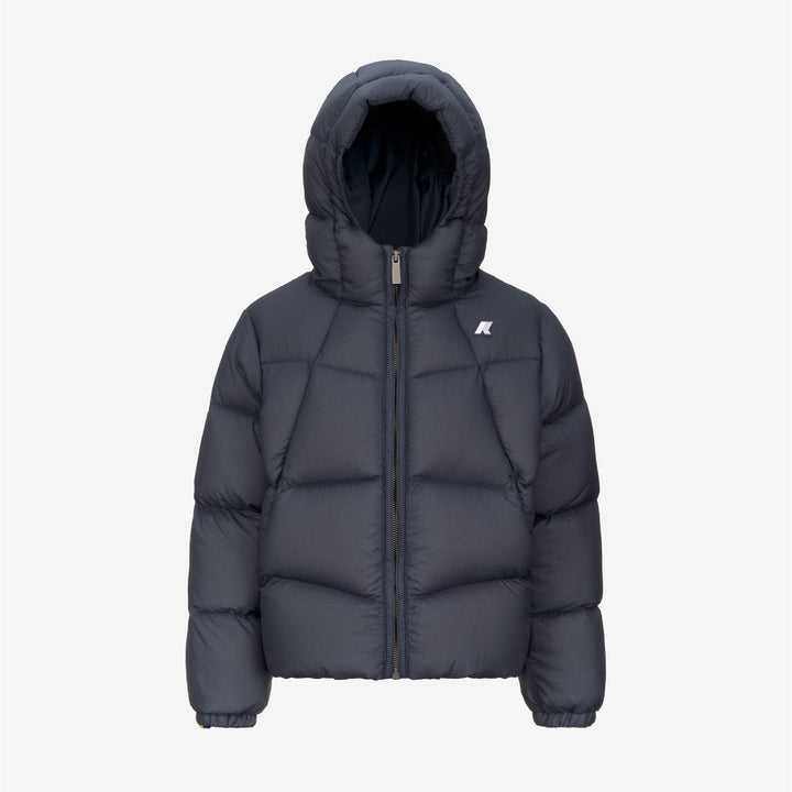 Blue boy's thermal puffer jacket with down insulation 1