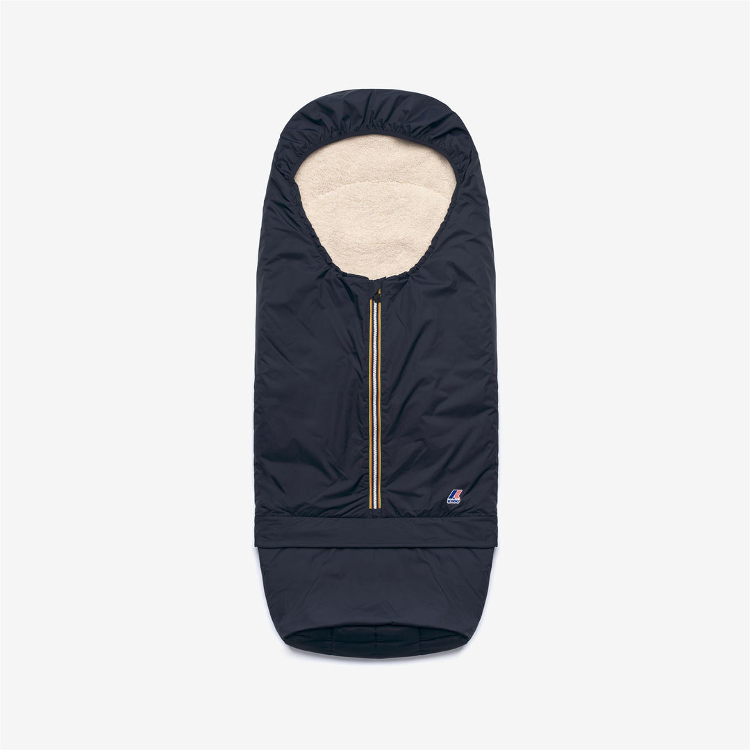 Saco para cochecito infantil unisex azul con forro de sherpa 01