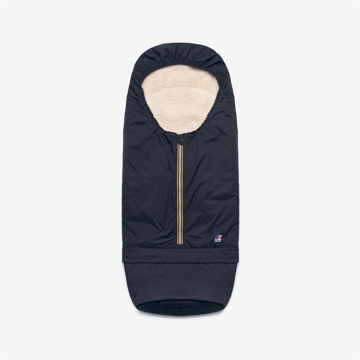 Saco para cochecito infantil unisex azul con forro de sherpa 1