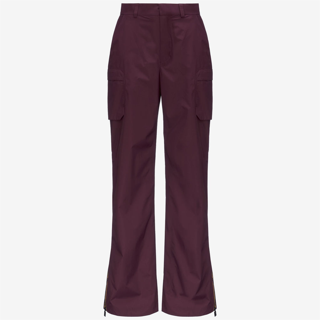 Red Men's Sporty Cargo Pants with Insulating Lining 01