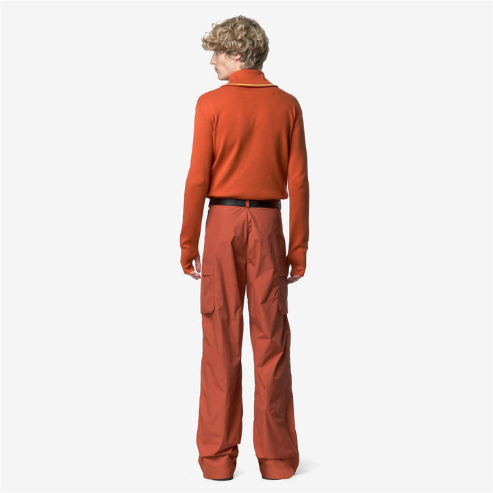 Pantaloni cargo ad alte prestazioni da uomo color ruggine 5