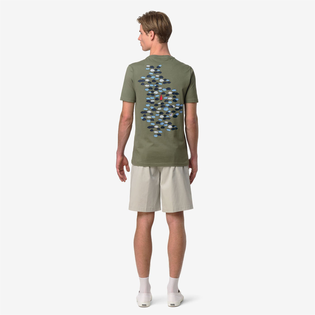 ODOM ICONIC BACK - T-ShirtsTop - T-Shirt - Man - GREEN LICHEN main
