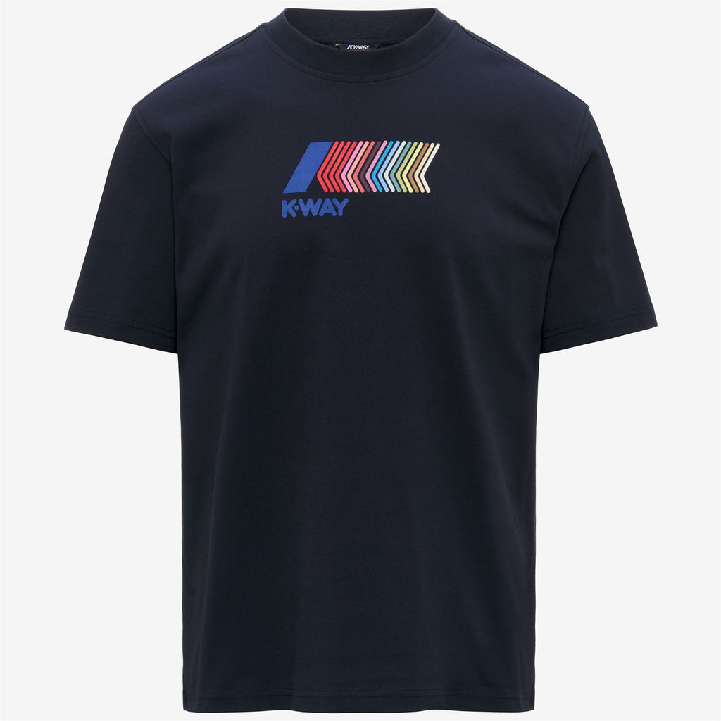 T-Shirts & Top_Man_SOLO ICONIC FRONT_T-Shirt_Blue Depth - Commercial 1