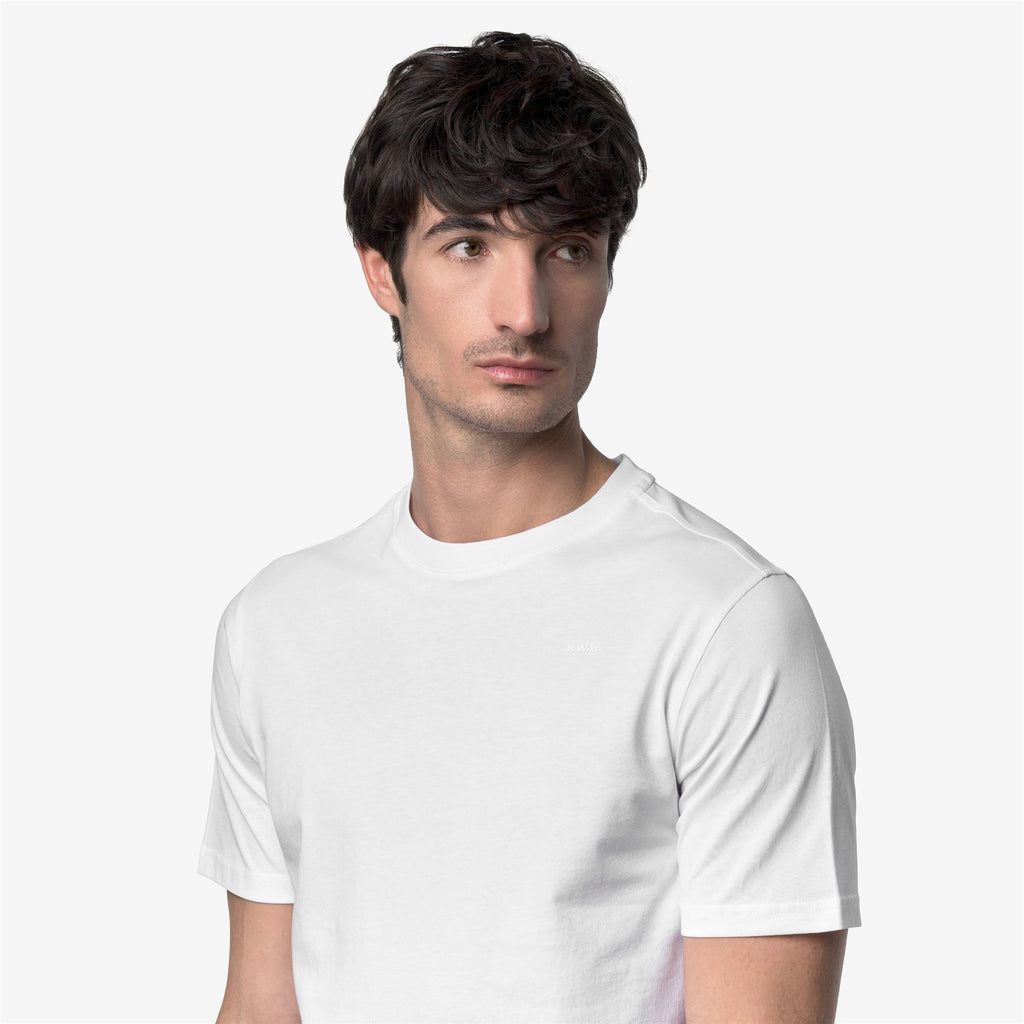T-Shirts & Top_Man_ODOM JERSEY MICRO LETTERING SLIM_T-Shirt_White - White - Commercial 7