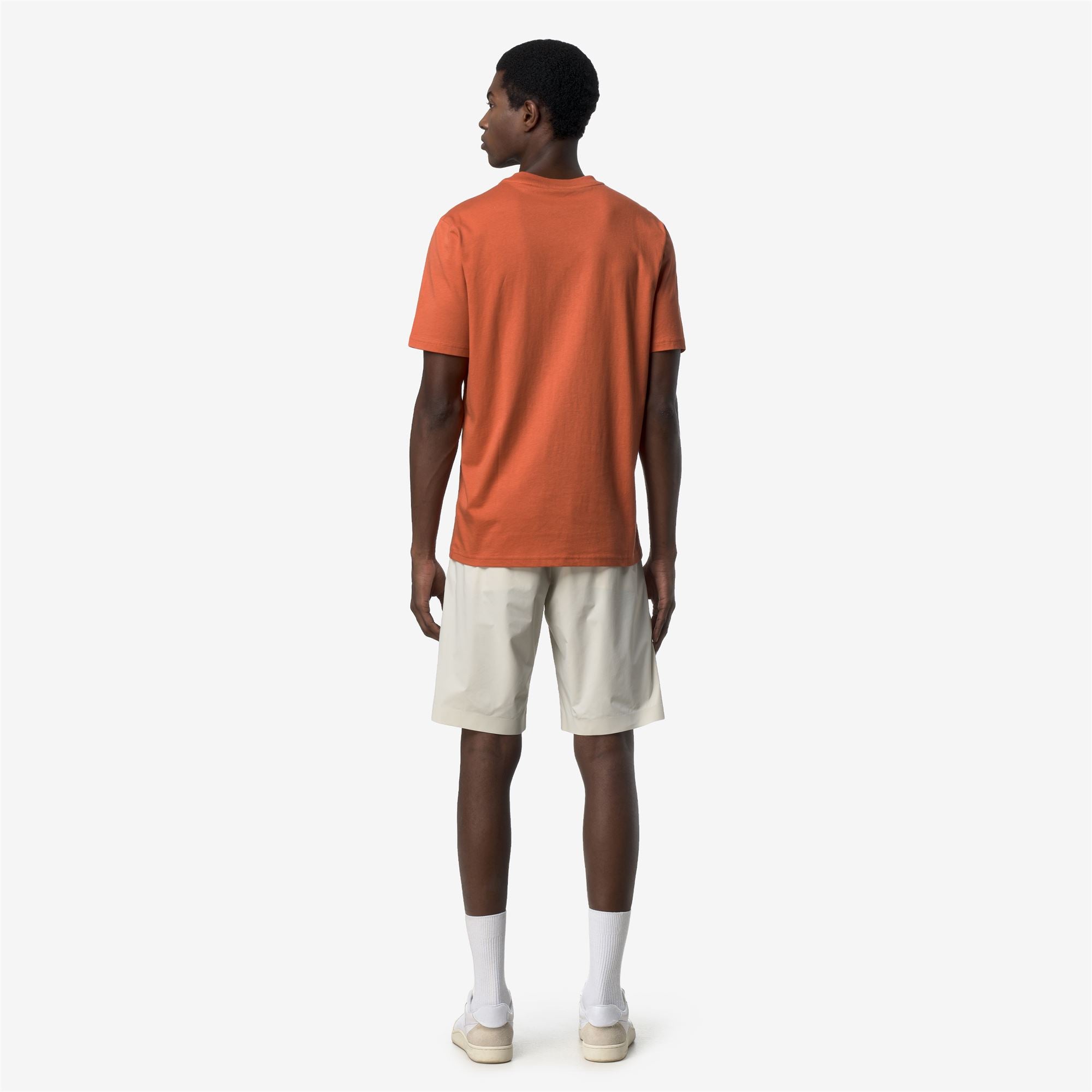T-Shirts & Top_Man_ODOM JERSEY MICRO LETTERING SLIM_T-Shirt_Orange Brownish - Commercial 6