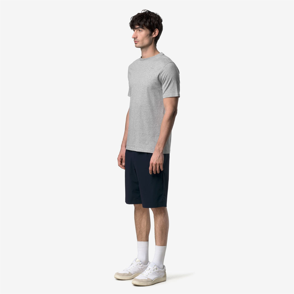 T-Shirts & Top_Man_ODOM JERSEY MICRO LETTERING SLIM_T-Shirt_GREY MID MEL - Commercial 5