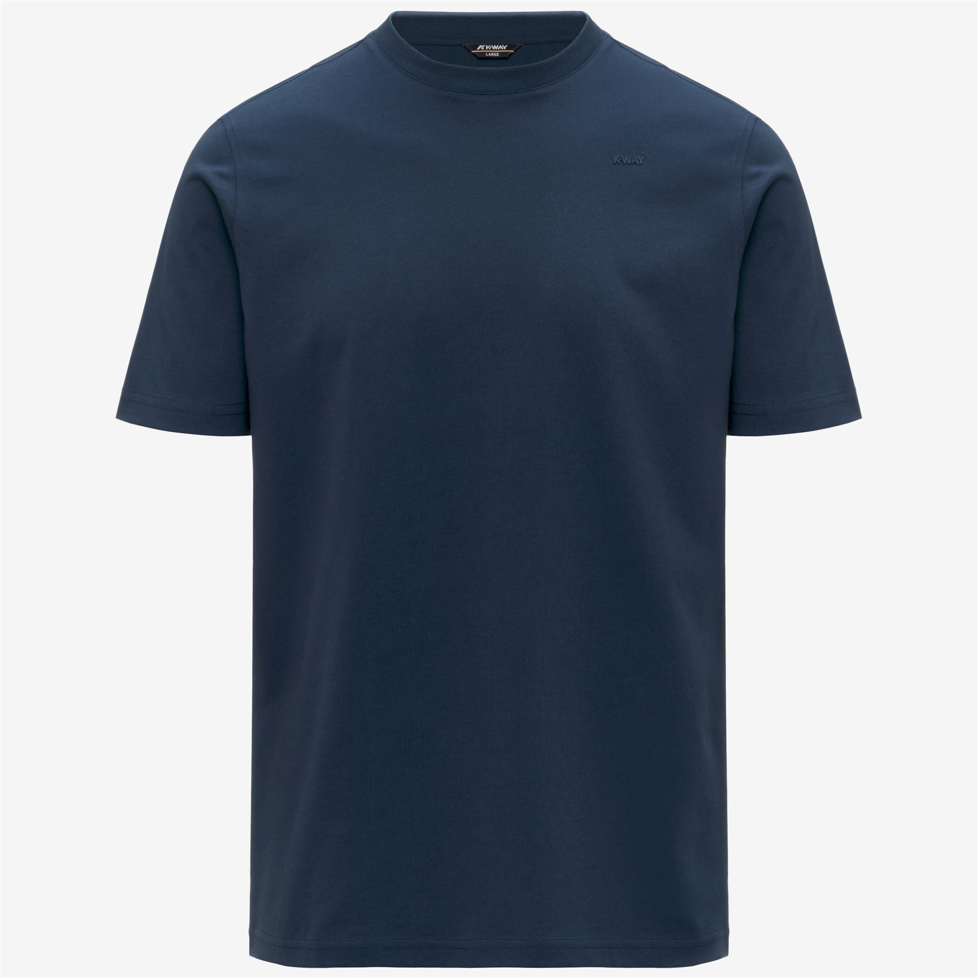 T-Shirts & Top_Man_ODOM JERSEY MICRO LETTERING SLIM_T-Shirt_Blue Insignia - Commercial 1