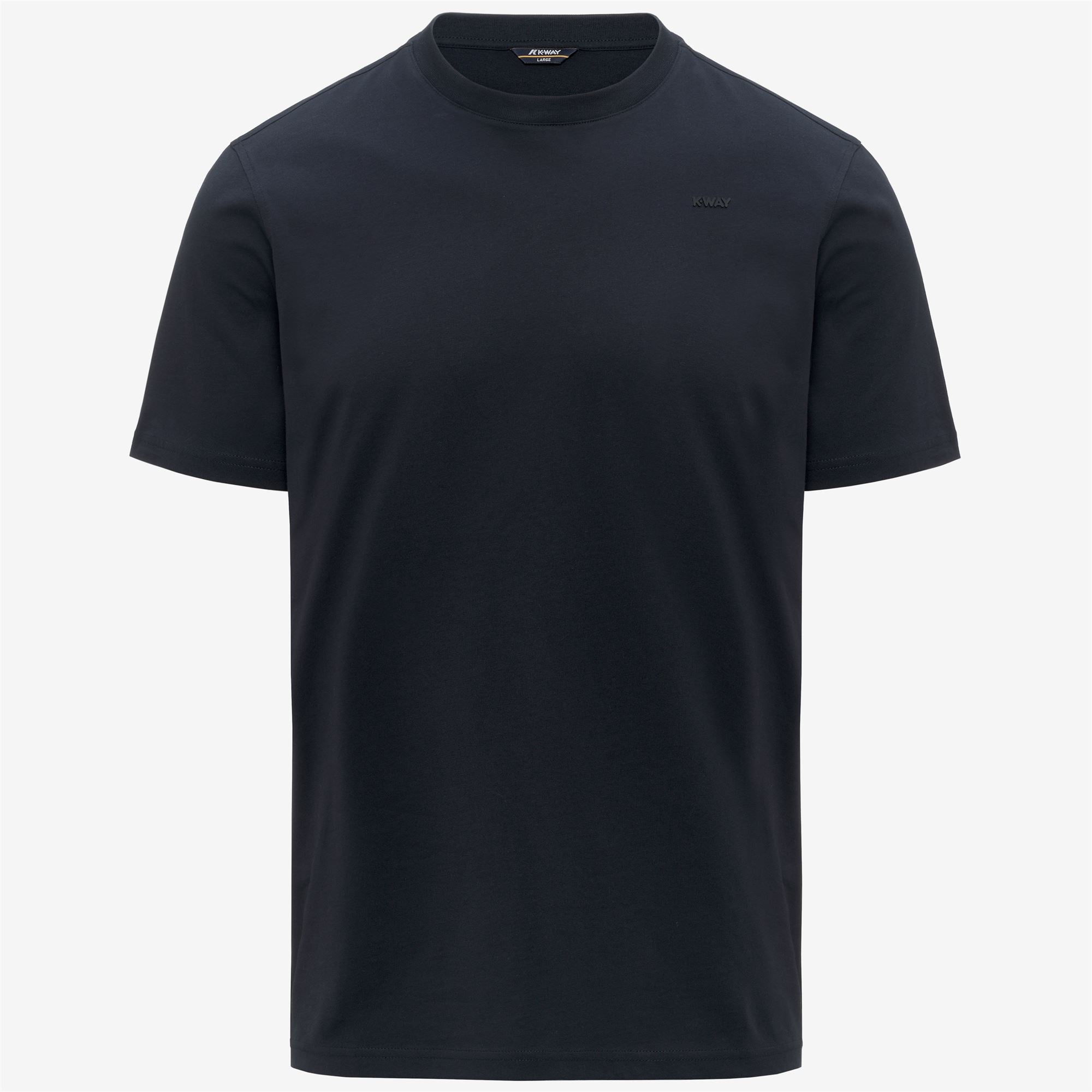 T-Shirts & Top_Man_ODOM JERSEY MICRO LETTERING SLIM_T-Shirt_Blue Depth - Commercial 1