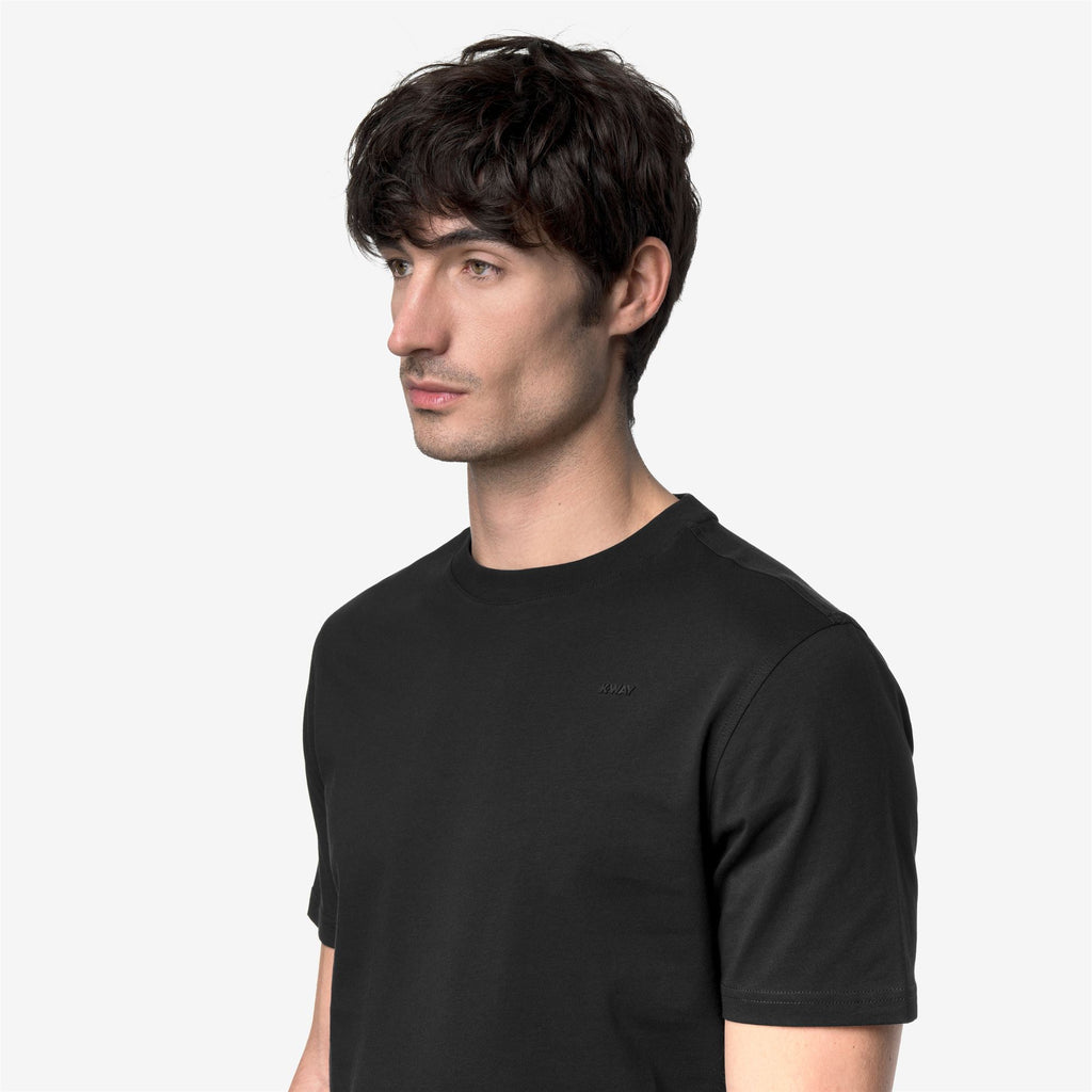 T-Shirts & Top_Man_ODOM JERSEY MICRO LETTERING SLIM_T-Shirt_Black Pure - Black Pure - Commercial 7