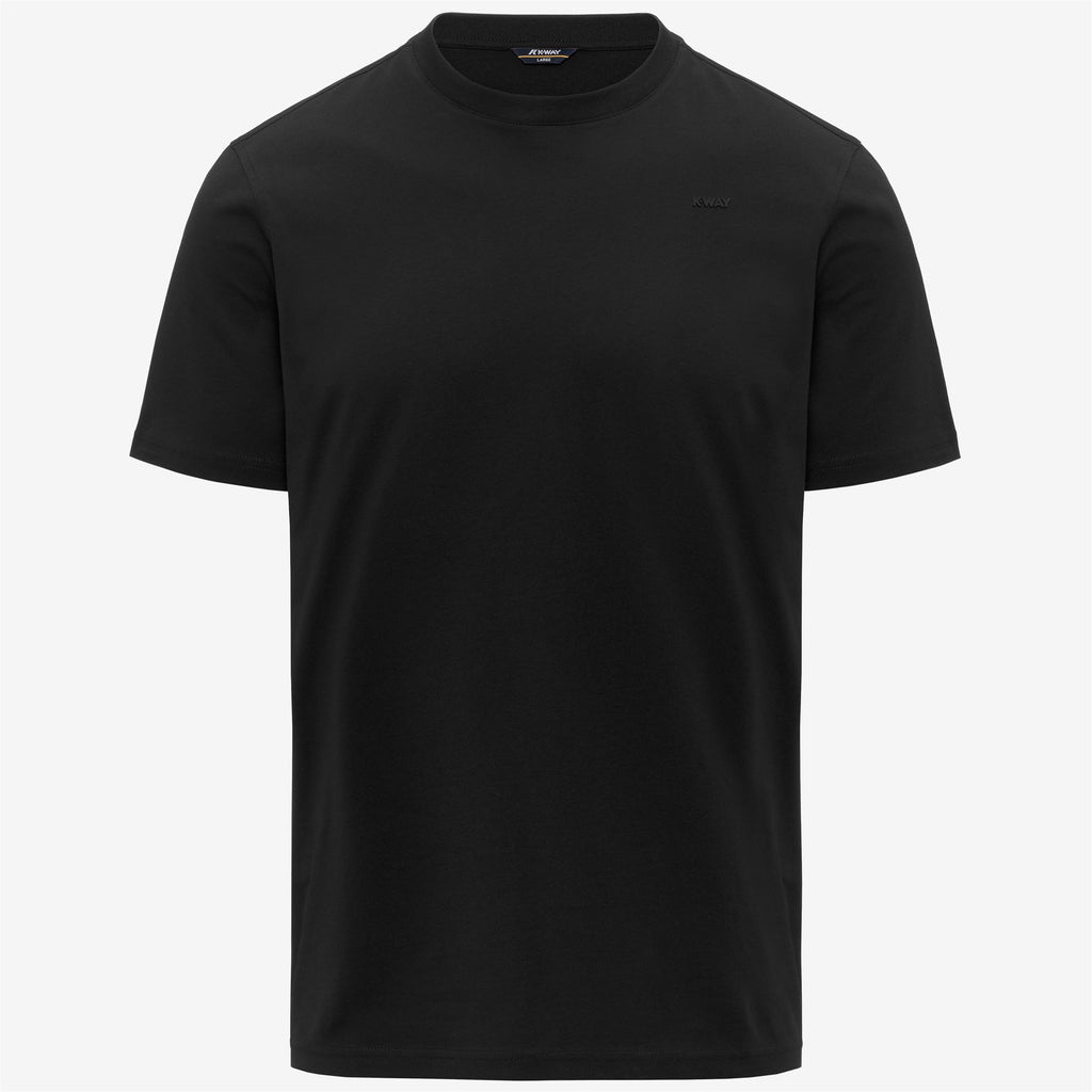 T-Shirts & Top_Man_ODOM JERSEY MICRO LETTERING SLIM_T-Shirt_Black Pure - Black Pure - Commercial 1