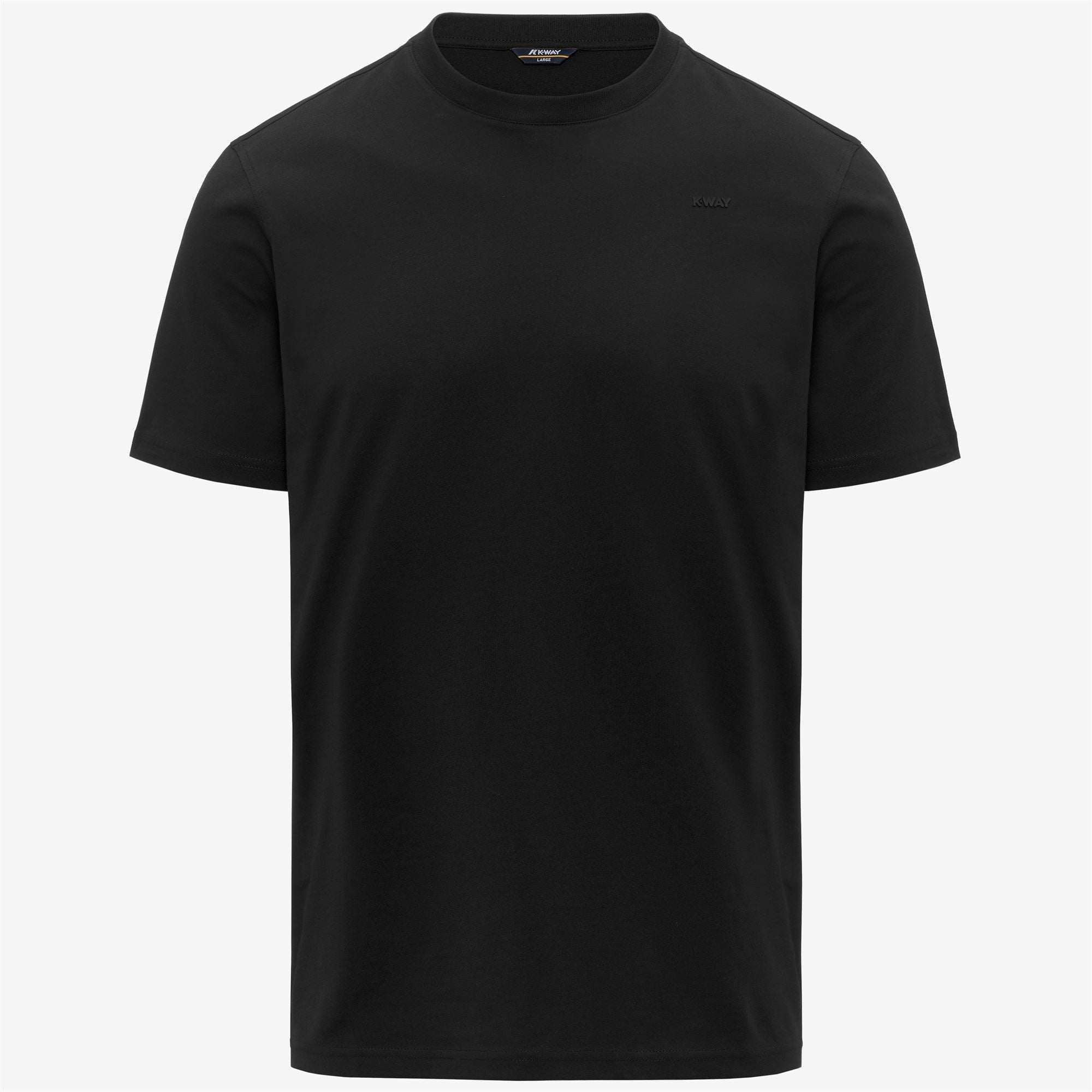 T-Shirts & Top_Man_ODOM JERSEY MICRO LETTERING SLIM_T-Shirt_Black Pure - Black Pure - Commercial 1