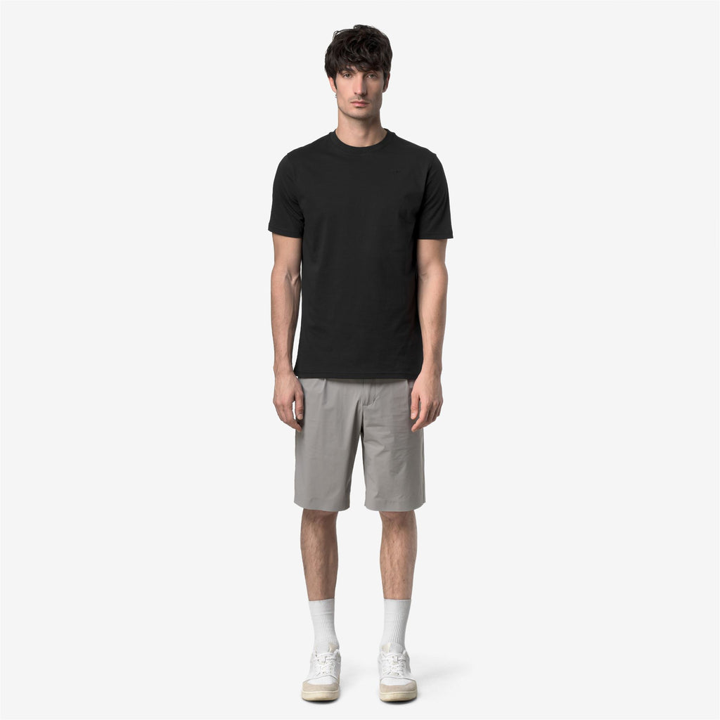 T-Shirts & Top_Man_ODOM JERSEY MICRO LETTERING SLIM_T-Shirt_Black Pure - Black Pure - Commercial 4