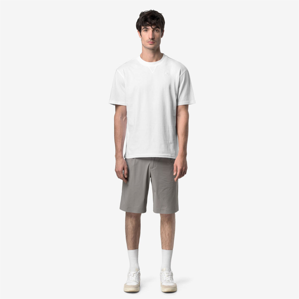 T-Shirts & Top_Man_SOLO JERSEY TRIANGLE_T-Shirt_White - White - Commercial 4