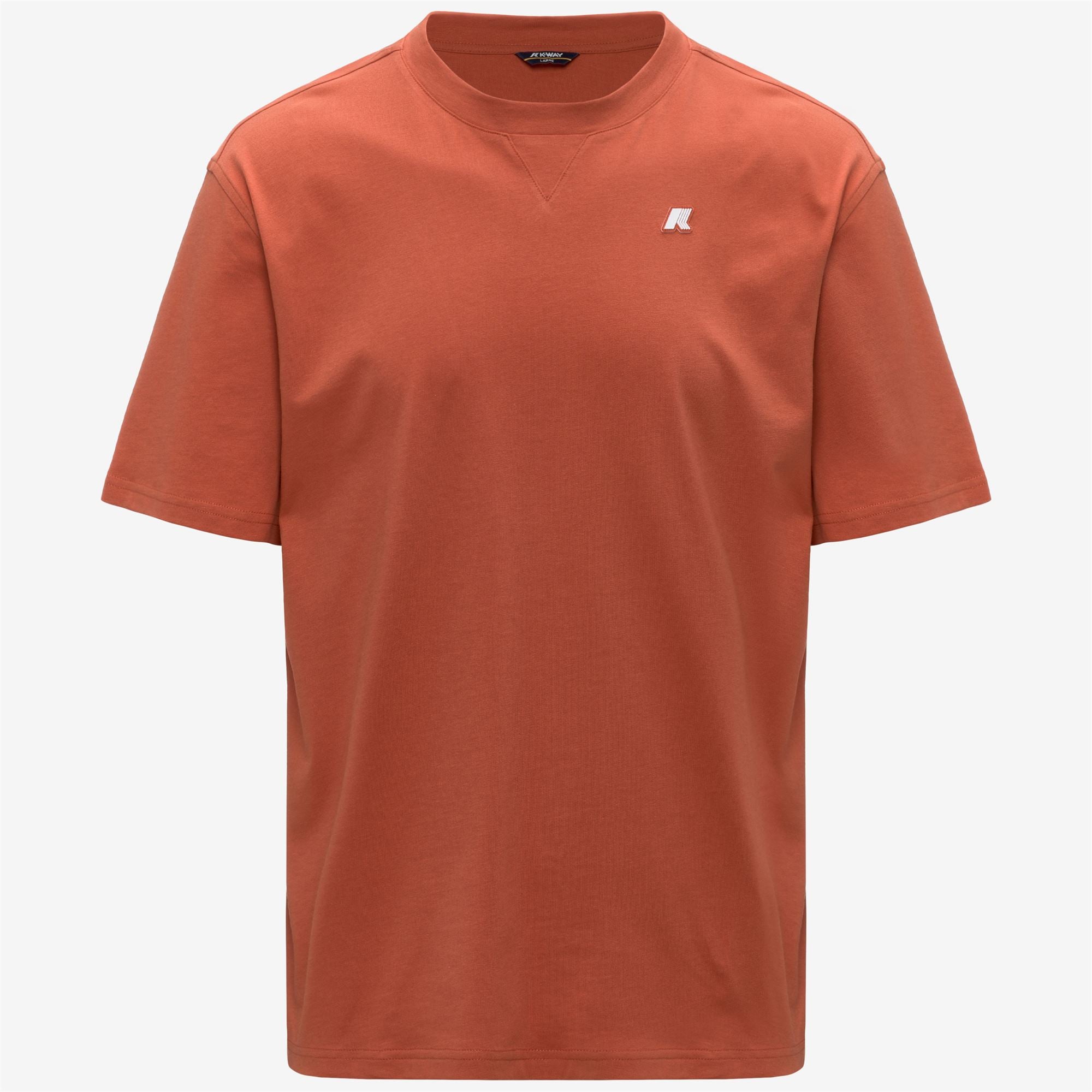 T-Shirts & Top_Man_SOLO JERSEY TRIANGLE_T-Shirt_Orange Brownish - Commercial 1
