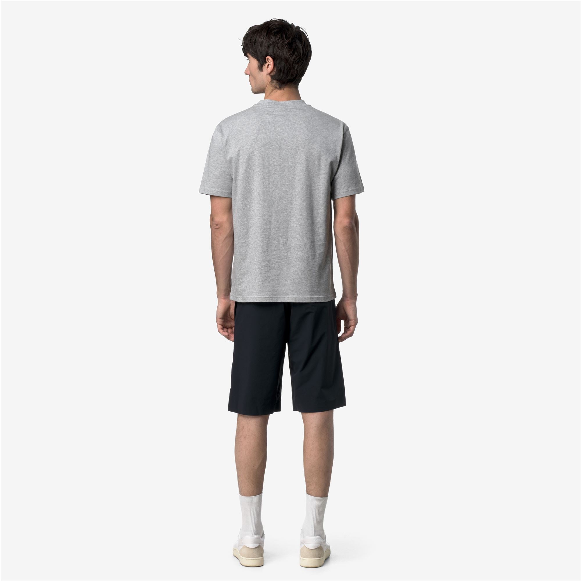 T-Shirts & Top_Man_SOLO JERSEY TRIANGLE_T-Shirt_GREY MID MEL - Commercial 6