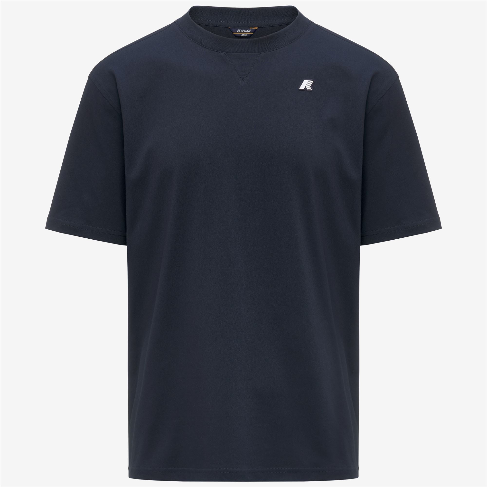 T-Shirts & Top_Man_SOLO JERSEY TRIANGLE_T-Shirt_Blue Depth - Commercial 1