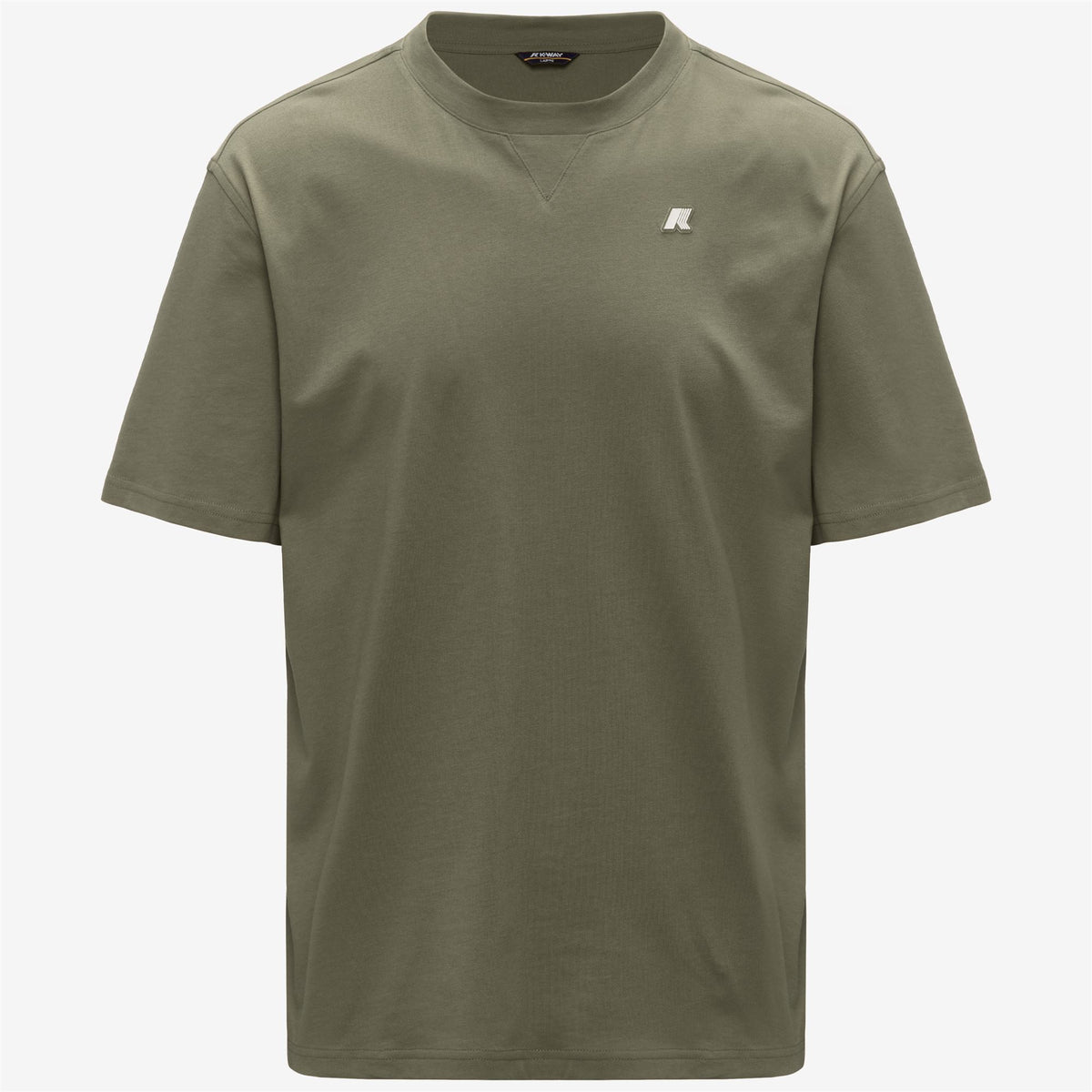 T-Shirts & Top_Man_SOLO JERSEY TRIANGLE_T-Shirt_Green Lichen - Commercial 1
