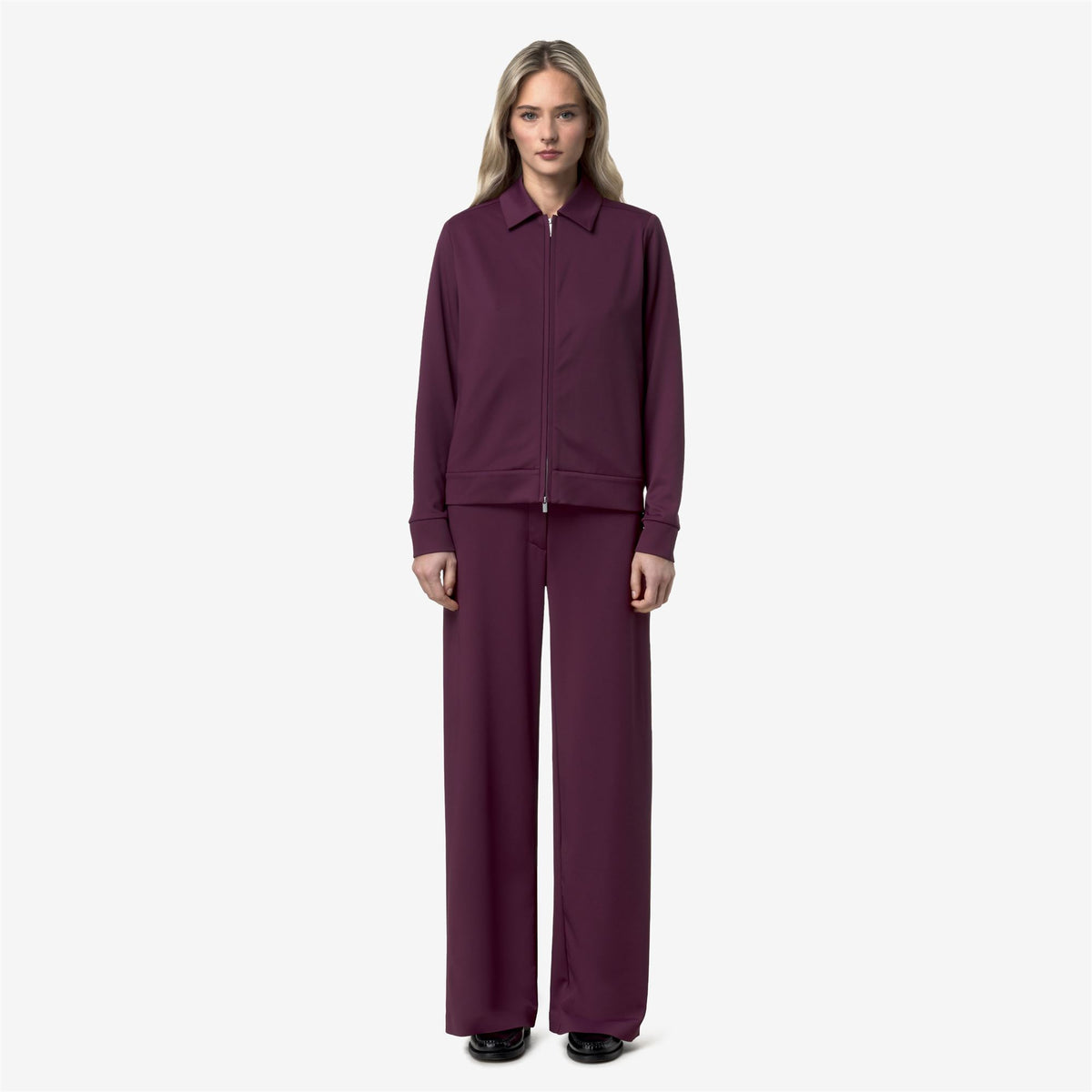 Pants_Woman_JALLE SL SPACER_Sport Trousers_Violet Mauve Wine - Commercial 4