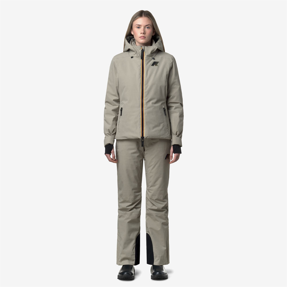 LURA 2L TWILL - Pants - Sport Trousers - Woman - GREEN OAK 02