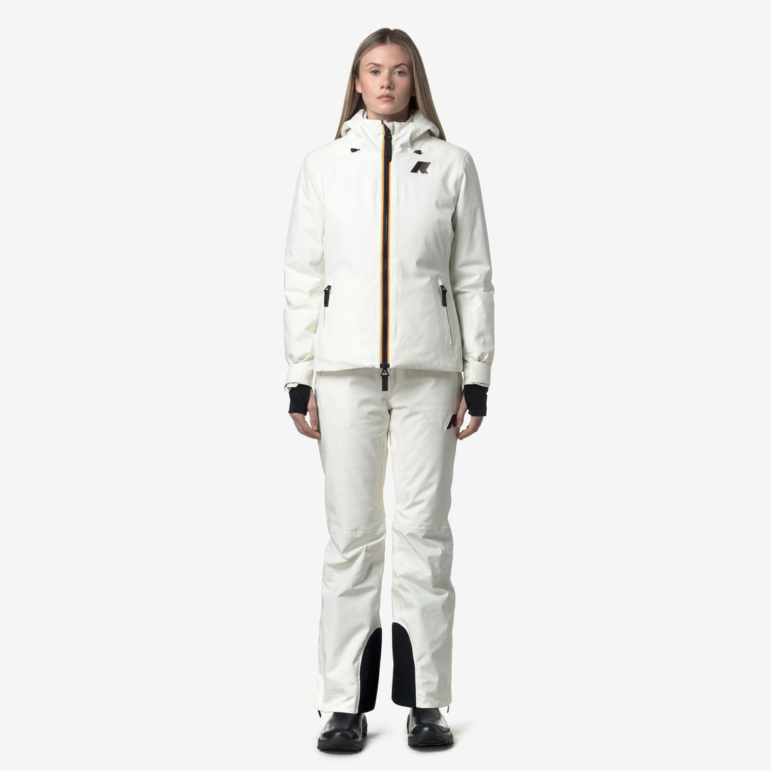 LURA 2L TWILL Pants Sport Trousers Woman White Gardenia 01