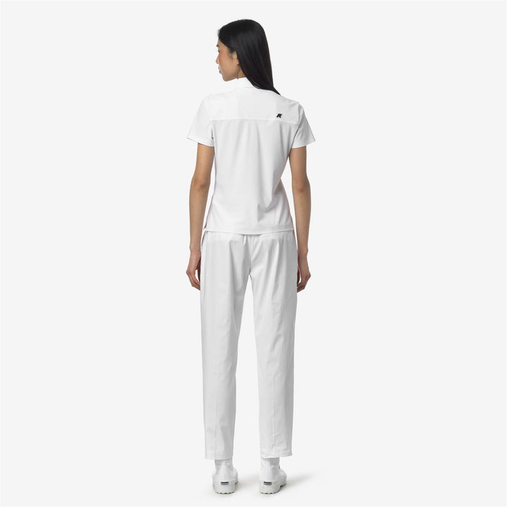 Pantalones de golf chinos para mujer en gris y blanco 3