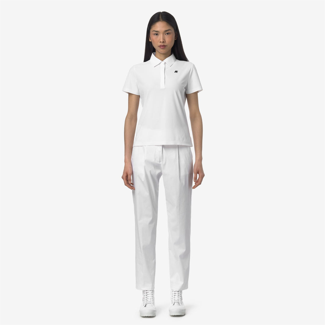Grey White Women's Chino Golf Pants 01