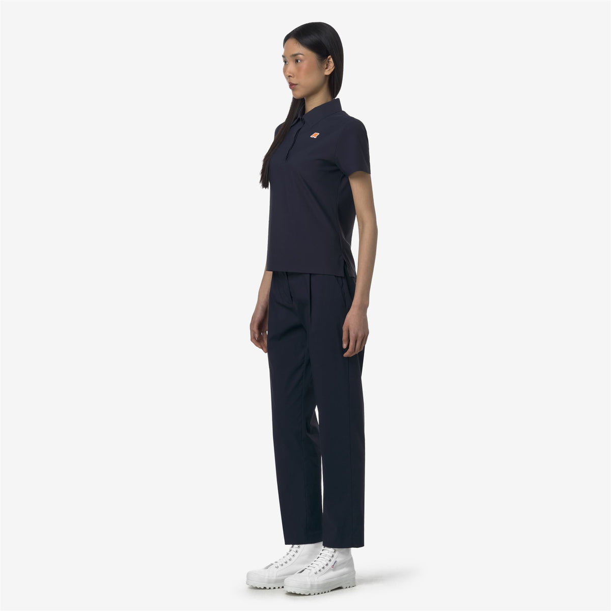 Pants_WOMAN_EYRE TWILL TECH GOLF_Chino_Blue Depth - Commercial 5