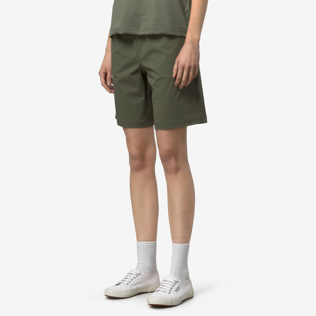Shorts_Unisex_NESILIER TRAVEL_Sport Shorts_Green Lichen - Commercial 5