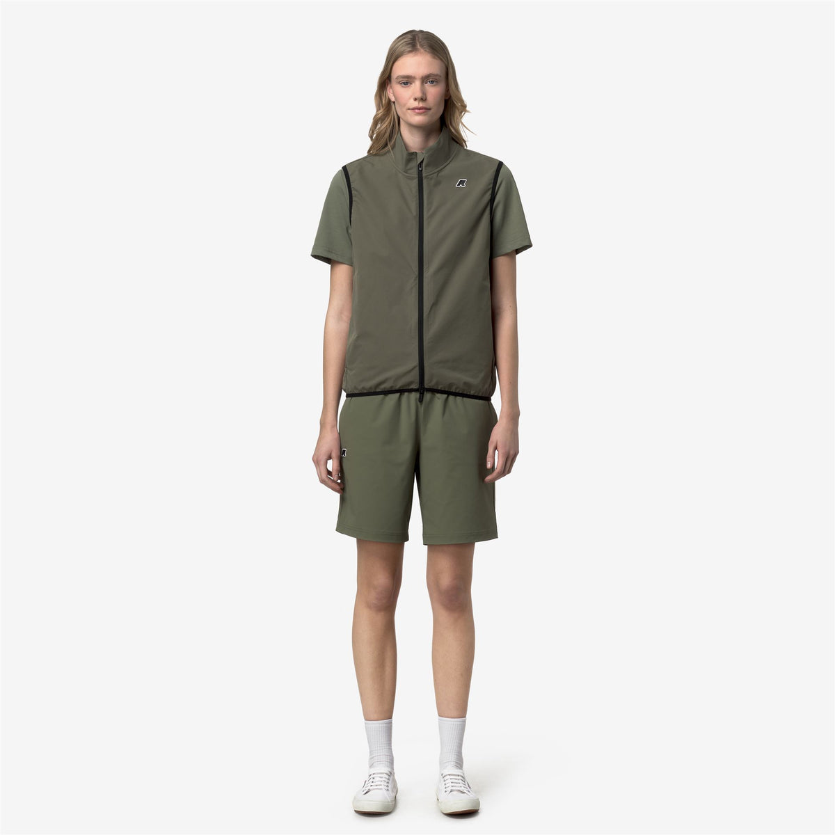 Shorts_Unisex_NESILIER TRAVEL_Sport Shorts_Green Lichen - Commercial 4