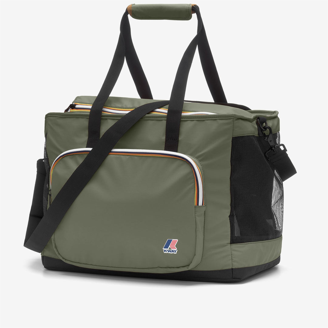 Bolso de hombro unisex verde liquen elaborado con nailon reciclado main