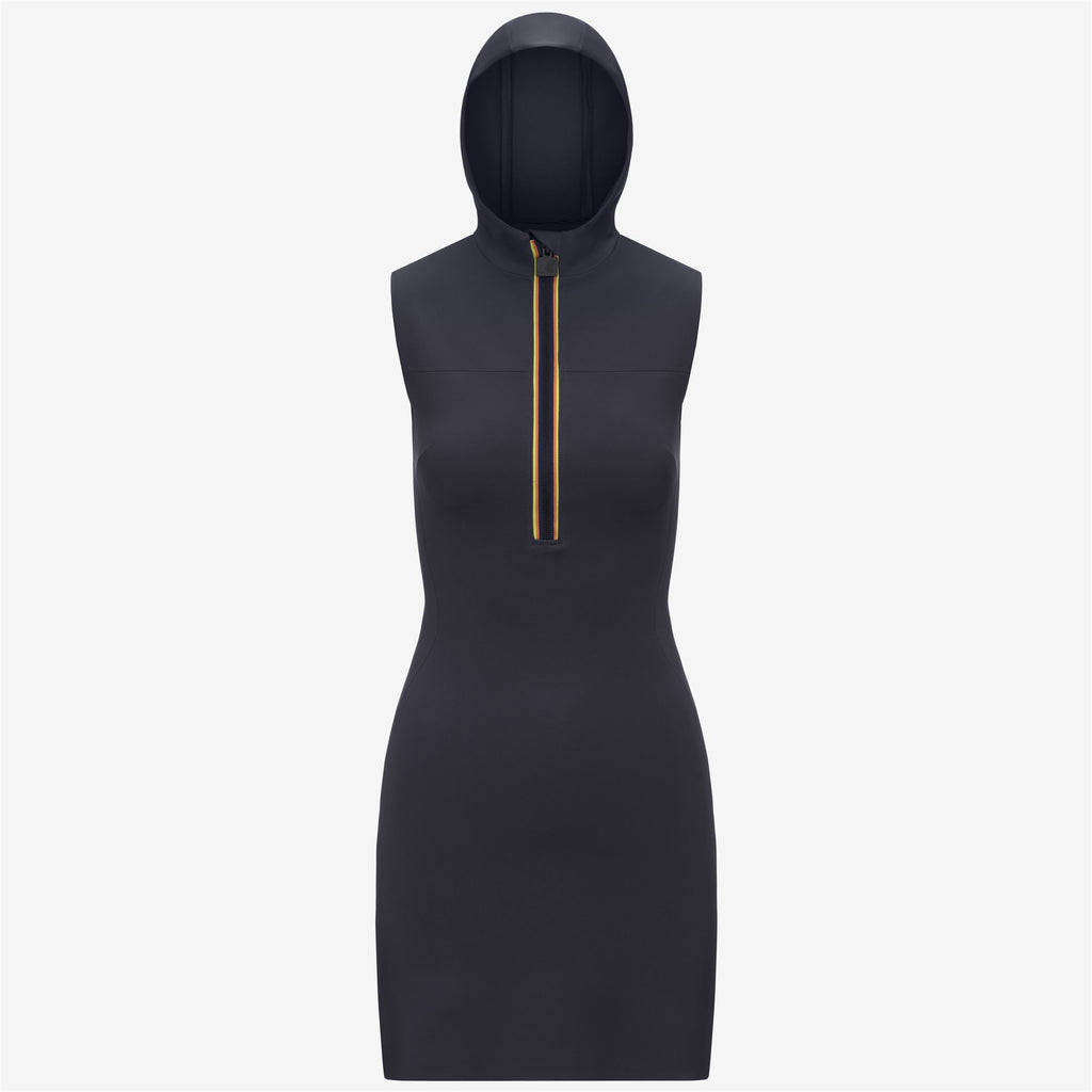 Dresses_WOMAN_HOODRESS SCUBA_Short_Blue Night - Commercial 1