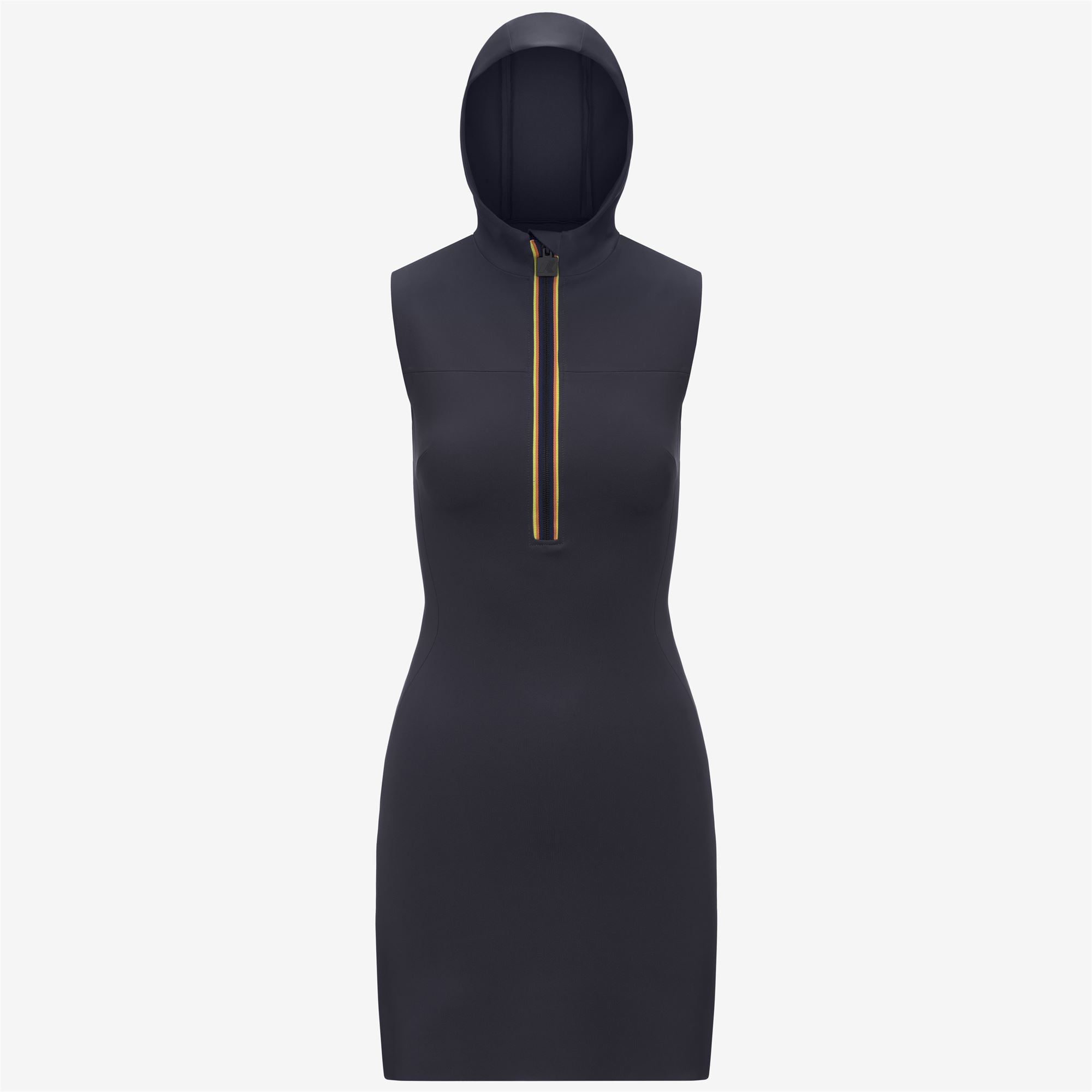 Dresses_WOMAN_HOODRESS SCUBA_Short_Blue Night - Commercial 1