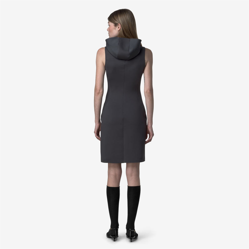 Dresses_WOMAN_HOODRESS SCUBA_Short_Blue Night - Commercial 6
