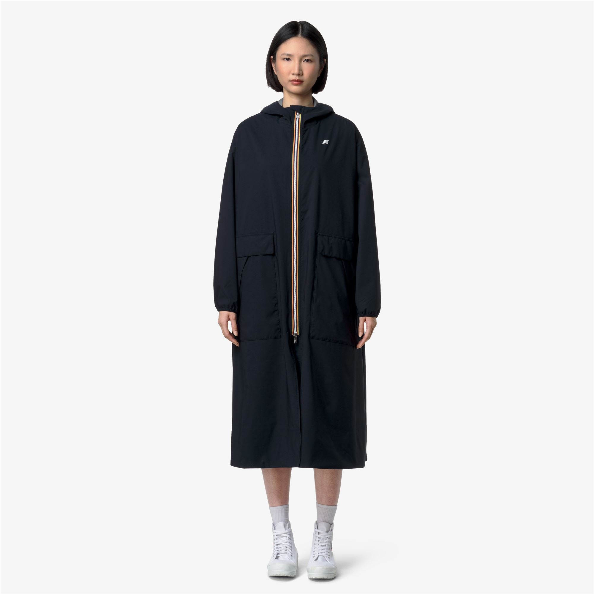 Jackets_Woman_PERNILLA STRETCH DOT_Long_Blue Depth - Commercial 4