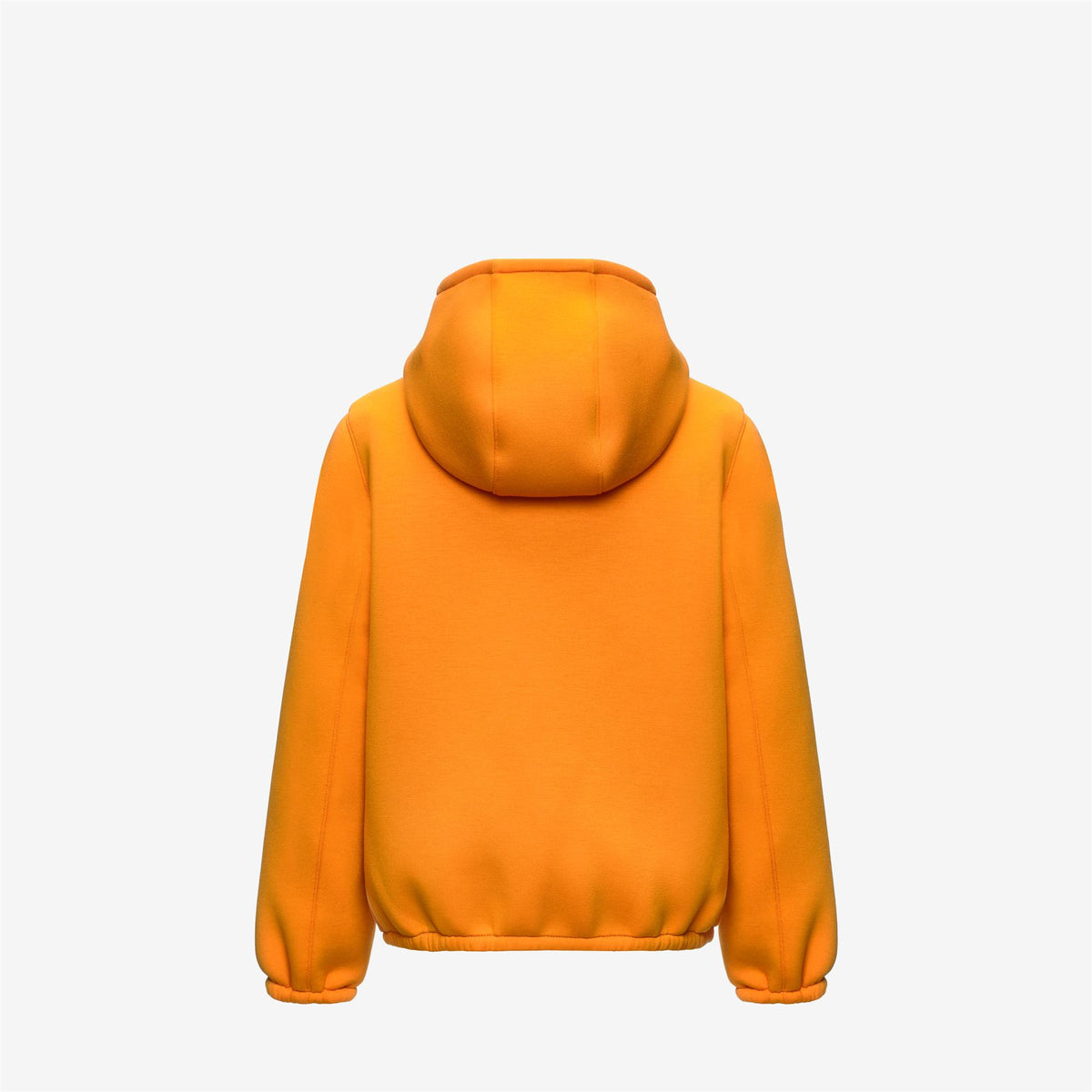 Jackets_BOY_P. JACK SPACER NYLON DOUBLE_Hoodie Full Zip_Orange Md - Green Dk Jungle - Commercial 2