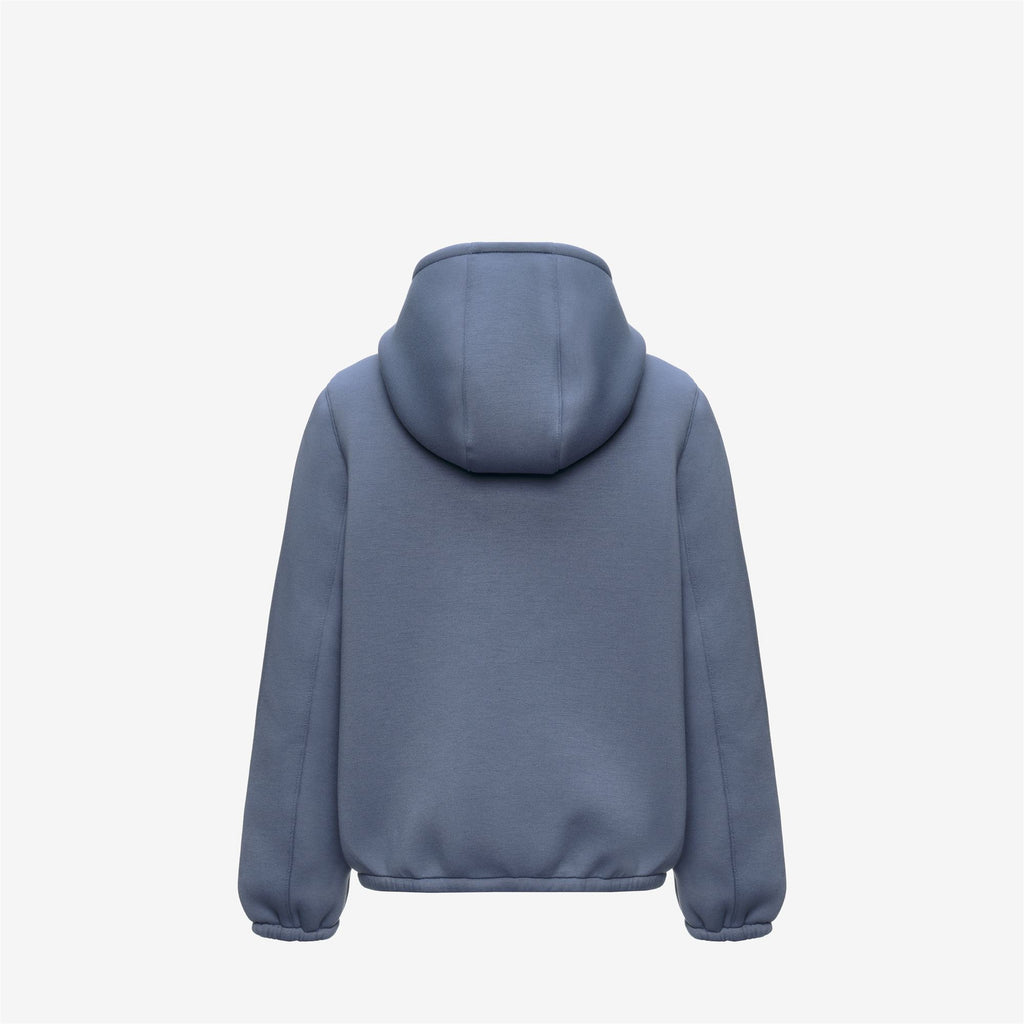 Jackets_BOY_P. JACK SPACER NYLON DOUBLE_Hoodie Full Zip_Blue Wild - Black Pure - Commercial 2