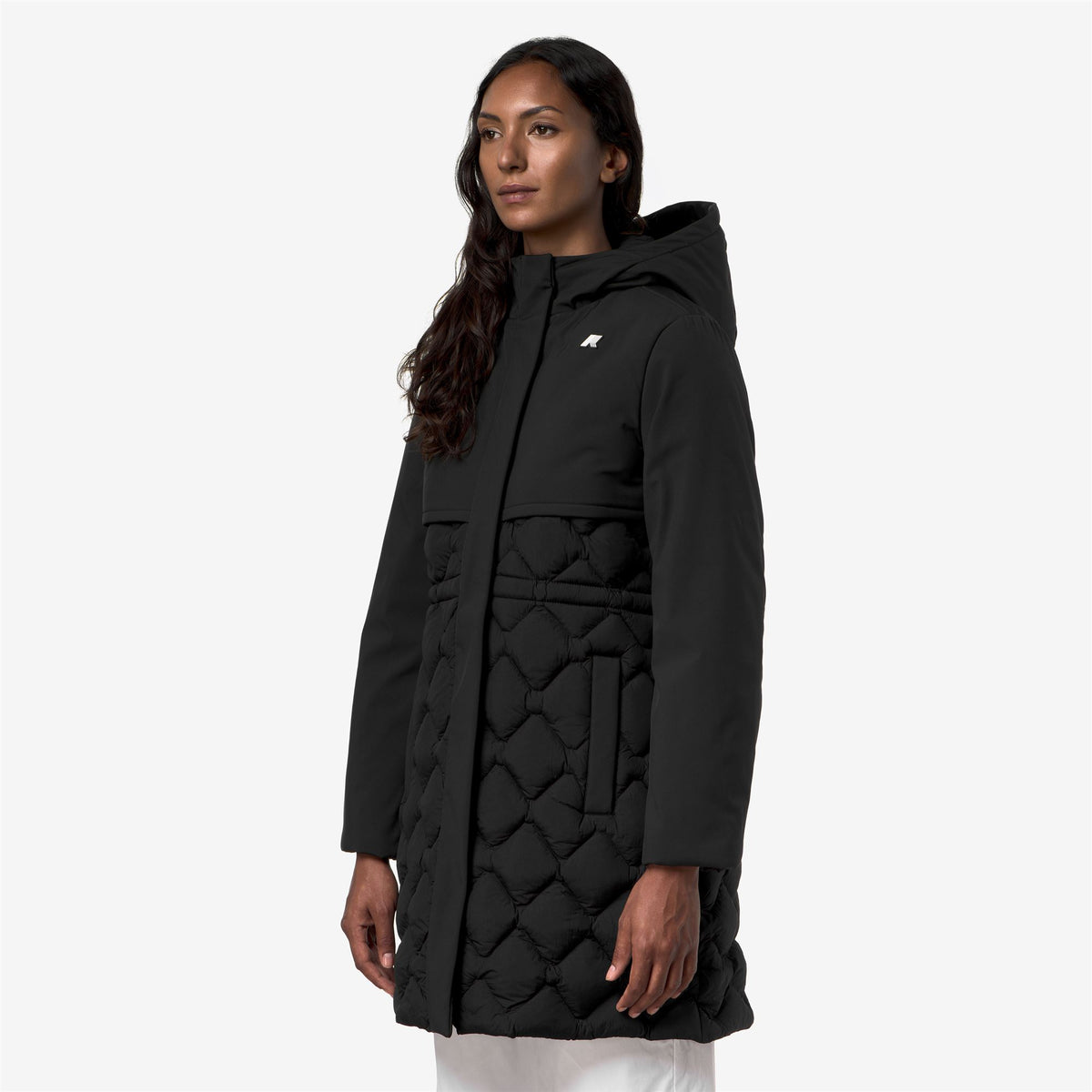Jackets_Woman_SIPHELLE HYBRID WARM SHELL_3/4 Length_Black Pure - Black Pure - Commercial 5
