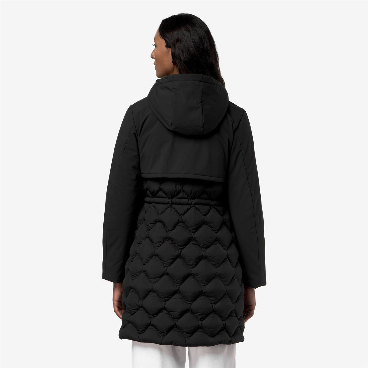 Jackets_Woman_SIPHELLE HYBRID WARM SHELL_3/4 Length_Black Pure - Black Pure - Commercial 6