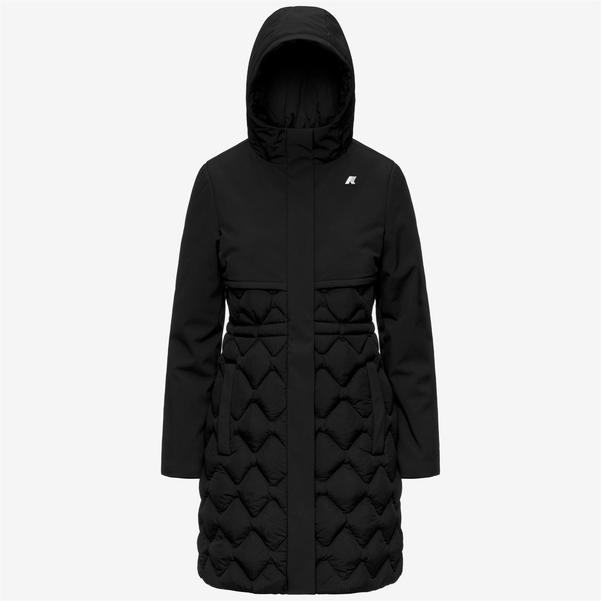 Jackets_Woman_SIPHELLE HYBRID WARM SHELL_3/4 Length_Black Pure - Black Pure - Commercial 1