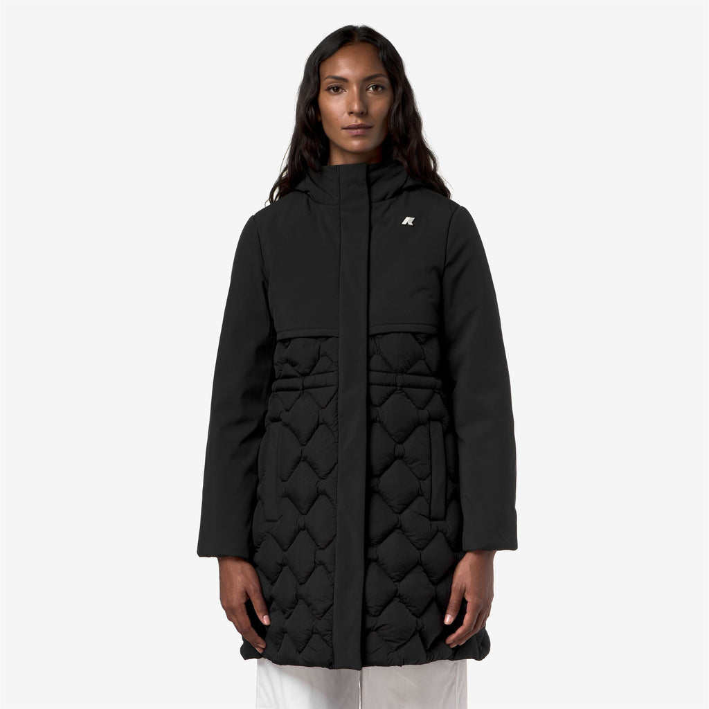Jackets_Woman_SIPHELLE HYBRID WARM SHELL_3/4 Length_Black Pure - Black Pure - Commercial 4