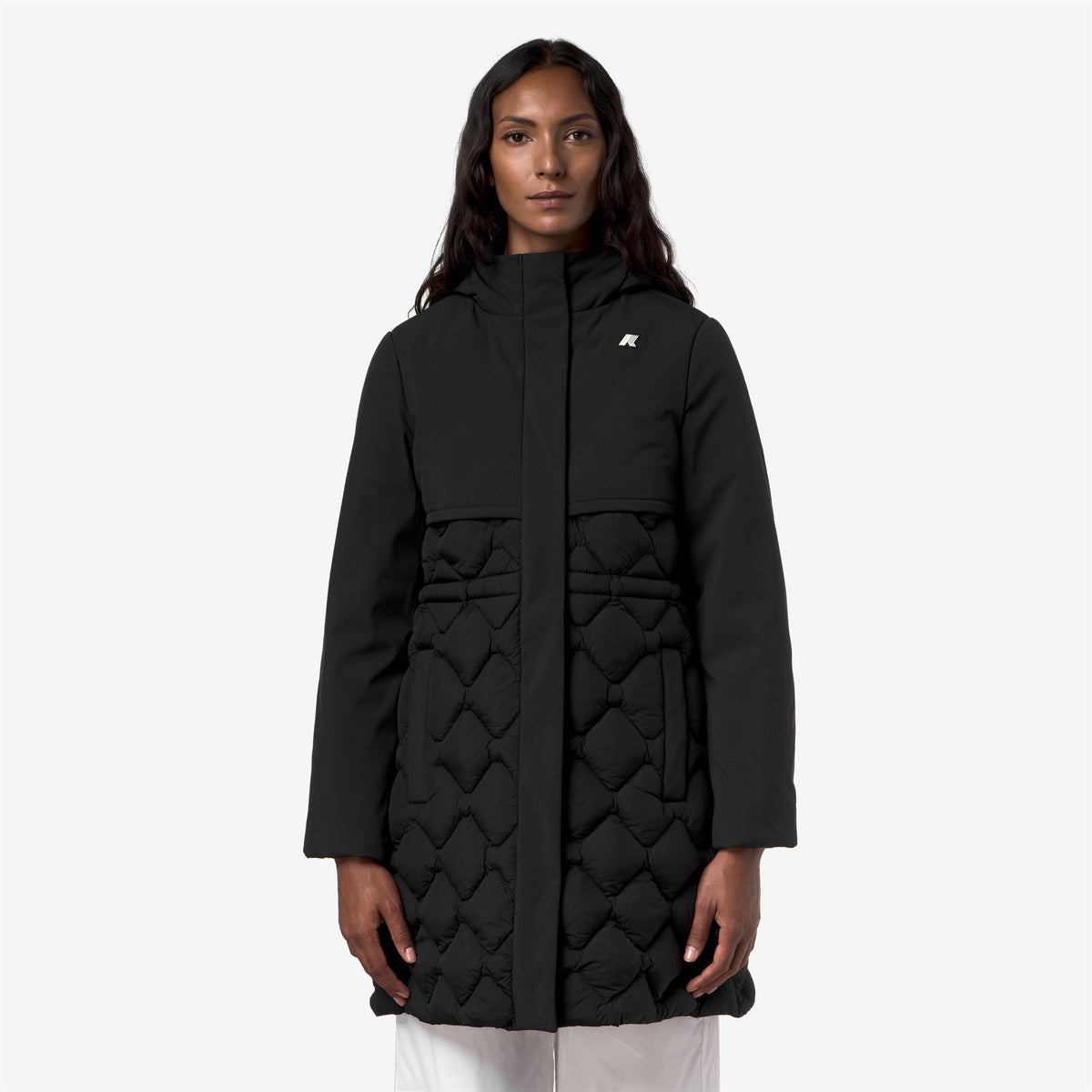 Jackets_Woman_SIPHELLE HYBRID WARM SHELL_3/4 Length_Black Pure - Black Pure - Commercial 4